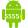 Aplicativo 5555x para Android